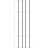 11195 - Label Size 18mm x 63mm - 6480 labels per roll
