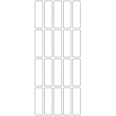 11195 - Label Size 18mm x 63mm - 6480 labels per roll 