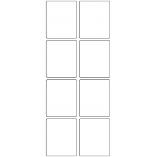 11196 - Label Size 50mm x 60mm - 2200 labels per roll 