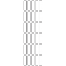 11198 - Label Size 11mm x 38mm - 8270 labels per roll 