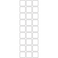 11201 - Label Size 25mm x 25mm - 7260 labels per roll