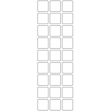11201 - Label Size 25mm x 25mm - 7260 labels per roll 