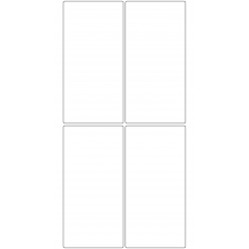 11204 - Label Size 86mm x 174.5mm - 790 labels per roll 