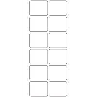 11205 - Label Size 40.6mm x 31.8mm - 3890 labels per roll