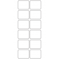 11205 - Label Size 40.6mm x 31.8mm - 3890 labels per roll 