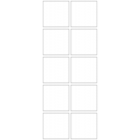 11239 - Label Size 55mm x 55mm - 2400 labels per roll