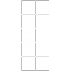 11239 - Label Size 55mm x 55mm - 2400 labels per roll 