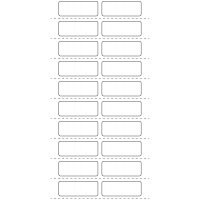 11240 - Label Size 40mm x 15mm - 6890 labels per roll