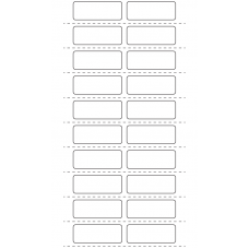 11240 - Label Size 40mm x 15mm - 6890 labels per roll 