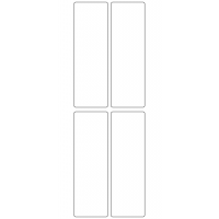 11243 - Label Size 40mm x 125mm - 1080 labels per roll 11243 - Label Size 40mm x 125mm - 1080 labels per roll