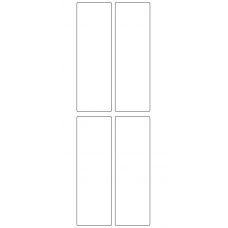 11243 - Label Size 40mm x 125mm - 1080 labels per roll 