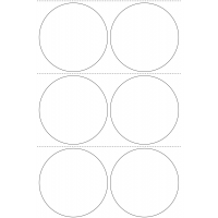 11247 - Label Size 100mm dia - 1320 labels per roll