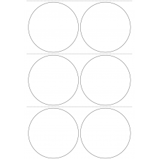11247 - Label Size 100mm dia - 1320 labels per roll 