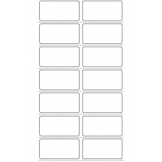 11250 - Label Size 50mm x 25mm - 4820 labels per roll 