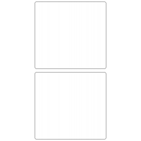 11255 - Label Size 128mm x 120mm - 550 labels per roll