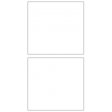 11255 - Label Size 128mm x 120mm - 550 labels per roll 