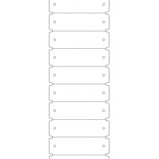 11260 - Label Size 98mm x 29mm - 2420 labels per roll 