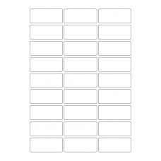 11262 - Label Size 60mm x 26mm - 7110 labels per roll 