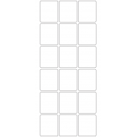 11268 - Label Size 40mm x 48mm - 4090 labels per roll