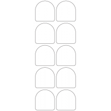 11278 - Label Size 42mm x 44.21mm - 2900 labels per roll 