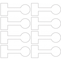 11284 - Label Size 106.53mm x 45.673mm - 2760 labels per roll 11284 - Label Size 106.53mm x 45.673mm - 2760 labels per roll